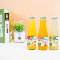 雯宁生榨梨汁、生榨桃汁、生榨桔子汁果汁饮料招商330ml