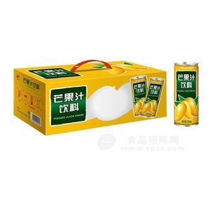 芒果饮料箱装招商245ml