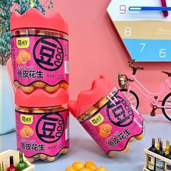 萌孩子鱼皮花生招商休闲食品188g