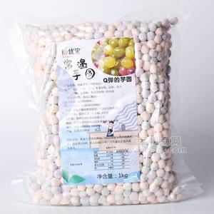 仙優(yōu)寶珍珠芋圓奶茶原料貼牌代工定制1kg