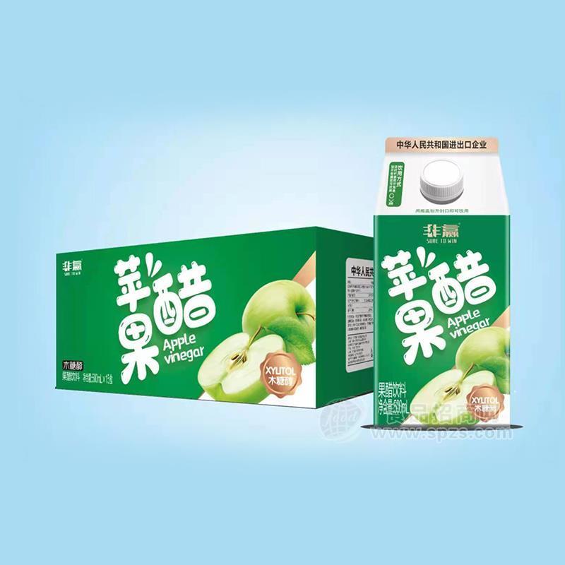 非贏木糖醇蘋果醋飲料風(fēng)味飲料500mlx15盒