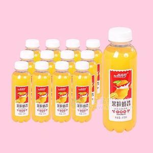 春尚好果粒奶昔芒果味果粒風味飲料招商410ml