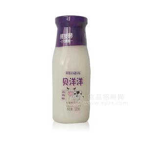 貝洋洋慢發(fā)酵藍(lán)莓味發(fā)酵酸奶飲品招商320g