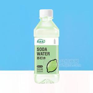 泉尚泉青柠味苏打水饮料350ml