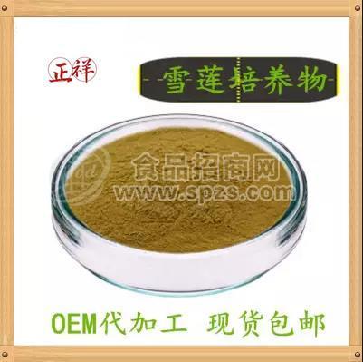 雪莲培养物冲饮品 固体饮料 OEM贴牌