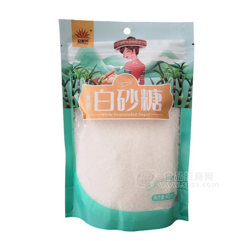 冠群芳白砂糖400g 