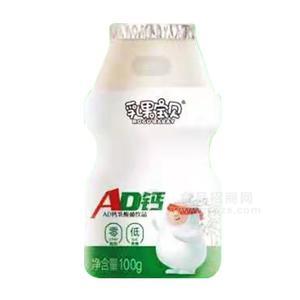 乳果寶貝ad鈣乳酸菌飲品100g