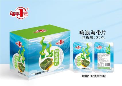 味字1号泡椒海带片32g休闲小零食口袋零食