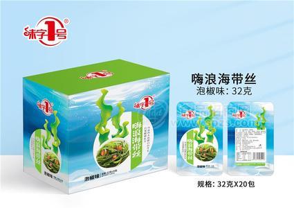 味字1号泡椒海带丝32g休闲小零食口袋零食