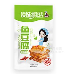 凌妹挑逗美食孜然味魚(yú)豆腐休閑食品 招商