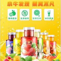 小牛发现  玻璃瓶装 6种浓果肉饮品 新品上市 全国招商252克  