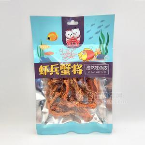 情人結(jié)蝦兵蟹將孜然味魚皮休閑食品招商52g