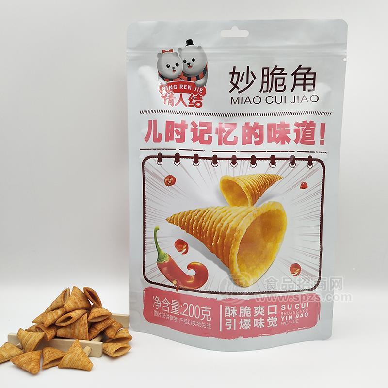 情人結(jié)妙脆角休閑食品招商200g