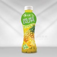 鶯光露鳳梨果汁飲料真實大果粒果汁招商1.28L