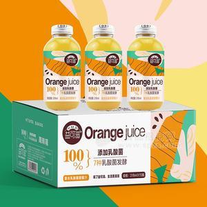 益可滋7种乳酸菌发酵复合乳酸菌甜橙汁果汁饮料318mlx15瓶