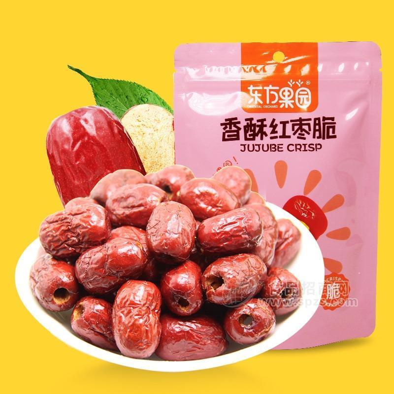 ·东方果园 山珍香酥红枣脆 68g*30袋/箱 非膨化 招商 团购 果蔬脆招商 