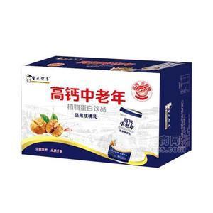 圣元智尊高钙中老年植物蛋白饮品坚果核桃乳招商