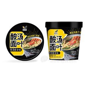 金紫陽紫菜蝦米味酸湯面葉桶裝方便食品112g