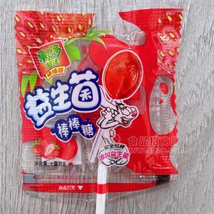果凝多纸棒益生菌草莓味棒棒糖计量称重招商