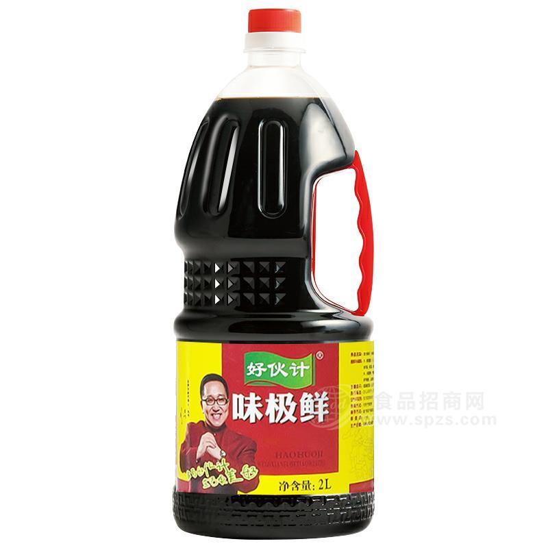 好伙计味极鲜酱油调味品豆油2L 