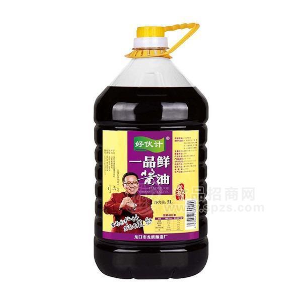好伙計 一品鮮醬油 5L招商干鮮調味