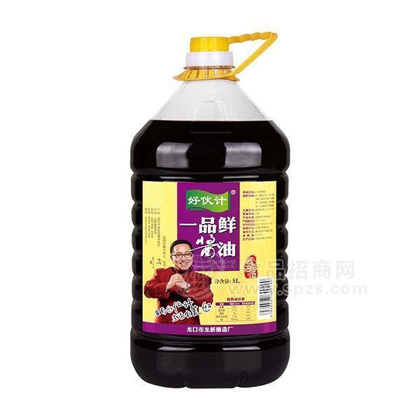 好伙计 一品鲜酱油 5L招商干鲜调味