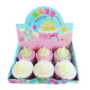 音乐糖果蛋糕炫彩灯光儿童零食