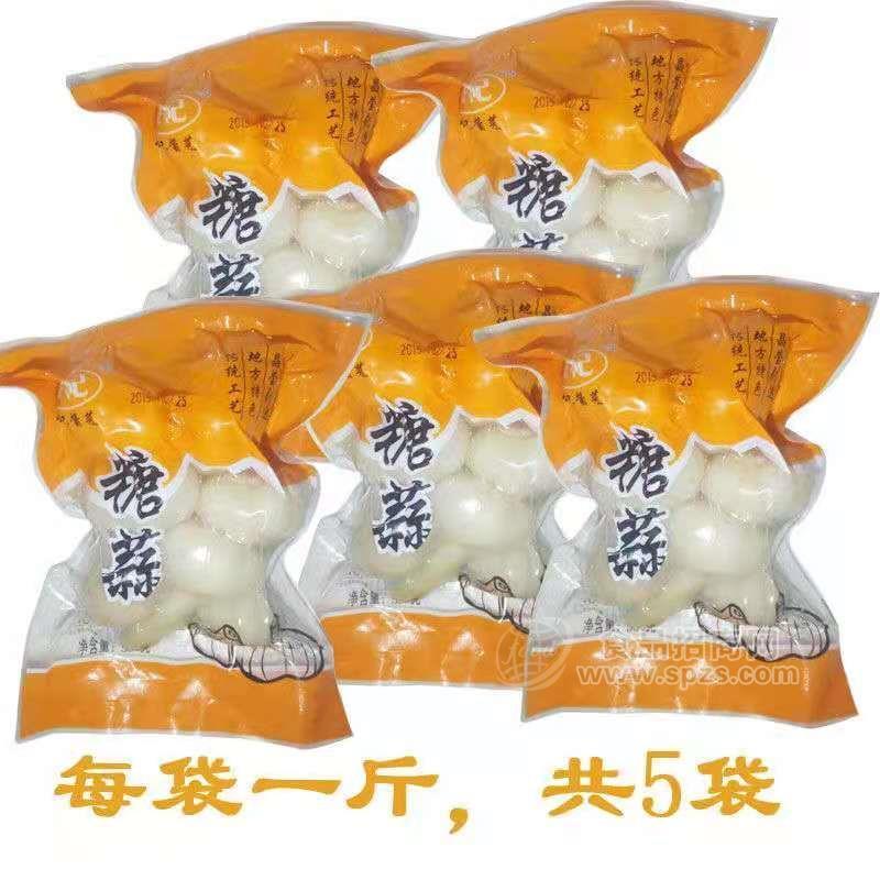 廠家直銷糖蒜腌制糖醋蒜酸甜糖醋蒜頭好吃的糖蒜批發(fā)真空包裝糖醋