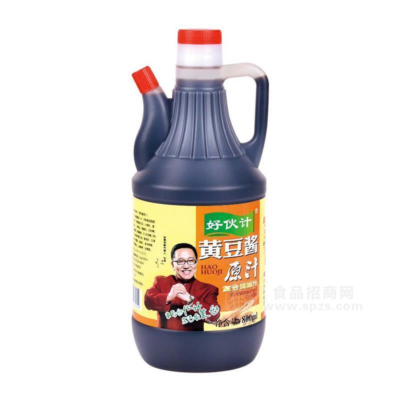 好伙计黄豆酱原汁调味品800ml