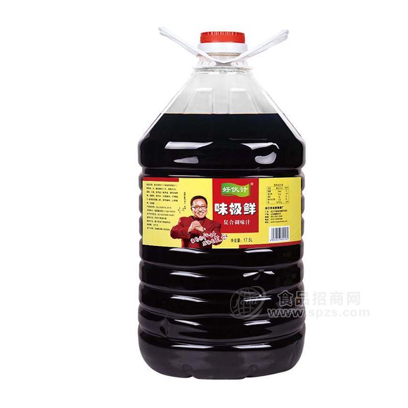 好伙计味极鲜酱油调味品17.5L 