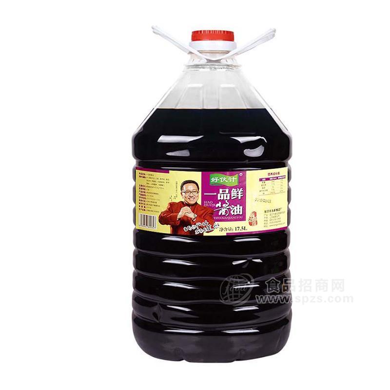 好伙计一品鲜酱油调味品  17.5L 
