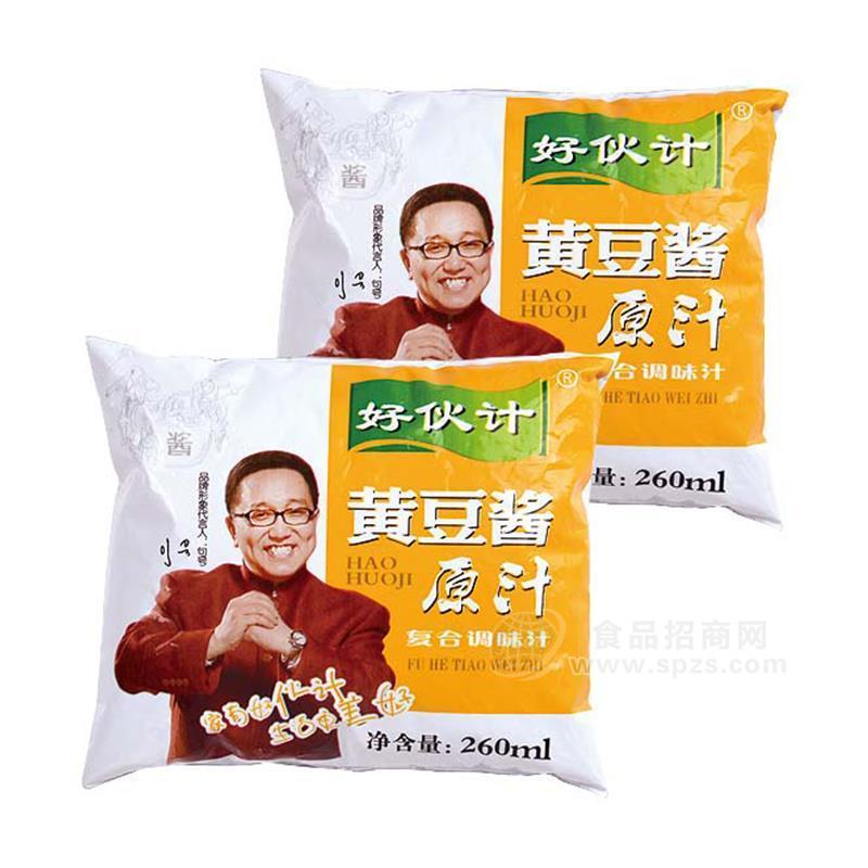 好伙计黄豆酱原汁复合调味汁酱油袋装260ml