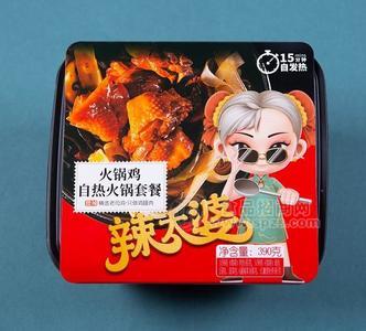 辣太婆微辣火鍋雞自熱火鍋，嚴(yán)選500天以上老母雞雞腿肉，390克超值裝