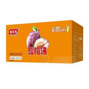 畅多纯酸梅汤风味饮料620mlx15杯