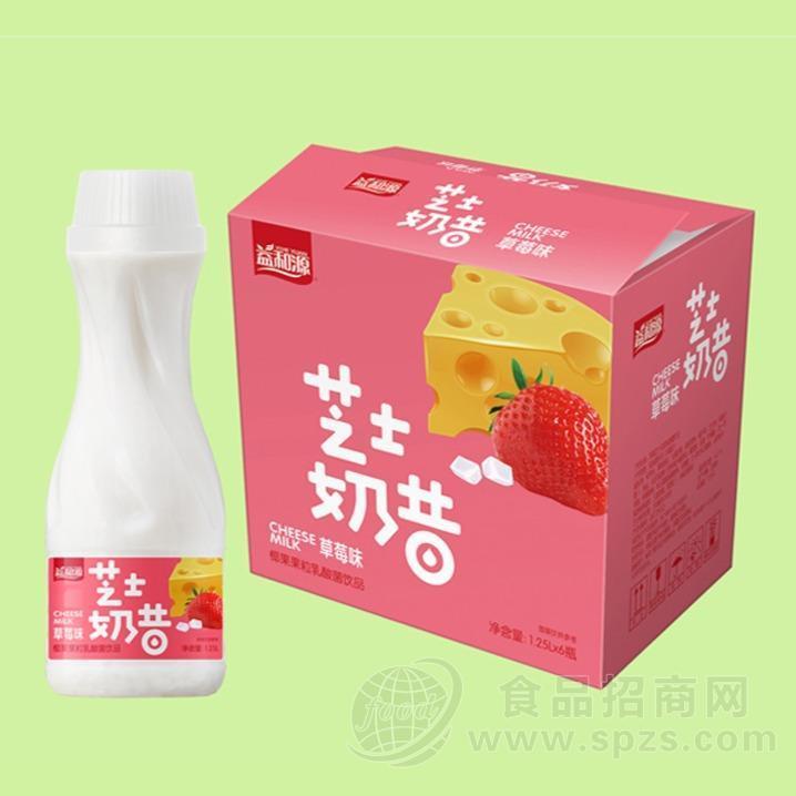 益和源芝士奶昔草莓味1.25L*6瓶招商