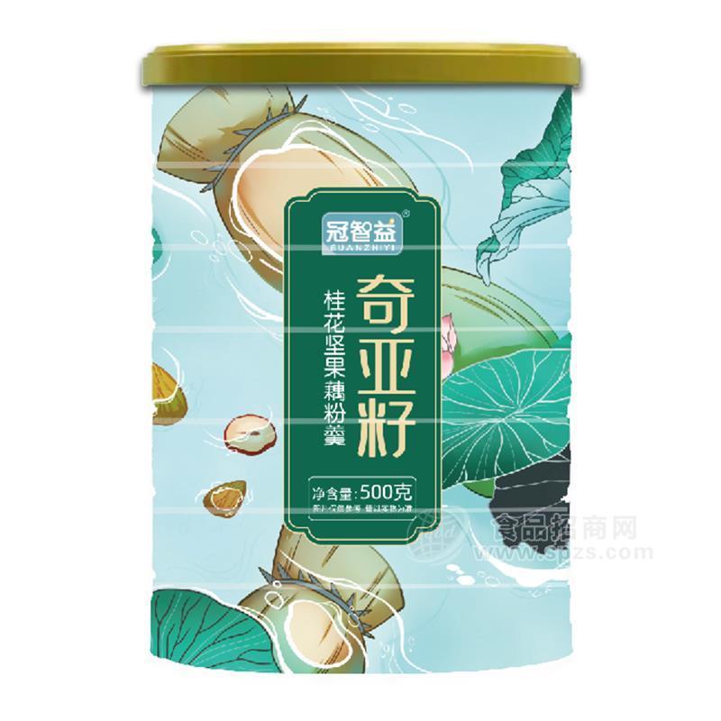 冠智益奇亞籽桂花堅(jiān)果藕粉羹方便食品500g