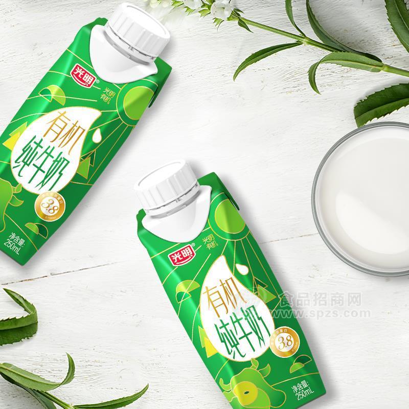 ·光明有机纯牛奶优质蛋白饮品招商250ml 