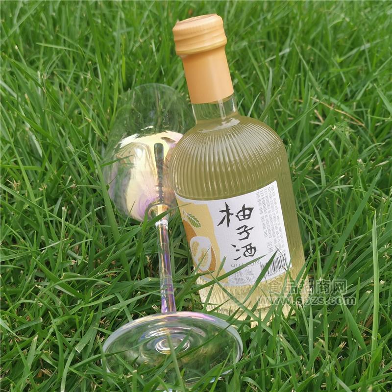 柚子酒330ml，花樽，果酒，女士酒，卓潤酒業(yè)