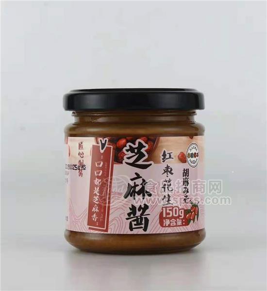 红枣花生芝麻酱