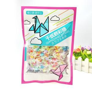 绿之原润于心 千纸鹤彩糖零食糖果休闲食品 100g