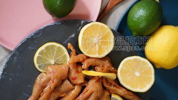 去骨柠檬鸡爪子好的的休闲肉制品