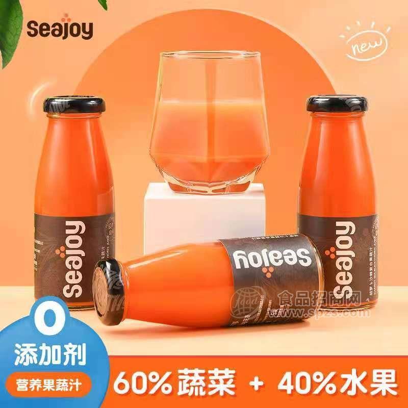 SEAJOY 胡蘿卜沙棘果蔬汁 零添加劑 輕食減脂代餐果蔬汁