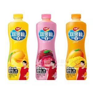 顶真双果粒黄桃汁、杨梅汁、芒果汁饮品招商1.25L