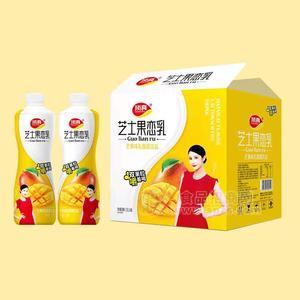 頂真芝士果戀乳芒果味乳酸菌飲品招商1.25L