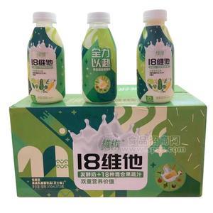 維維18維他芝士口味果蔬乳酸菌飲品果蔬汁乳飲料禮盒箱裝