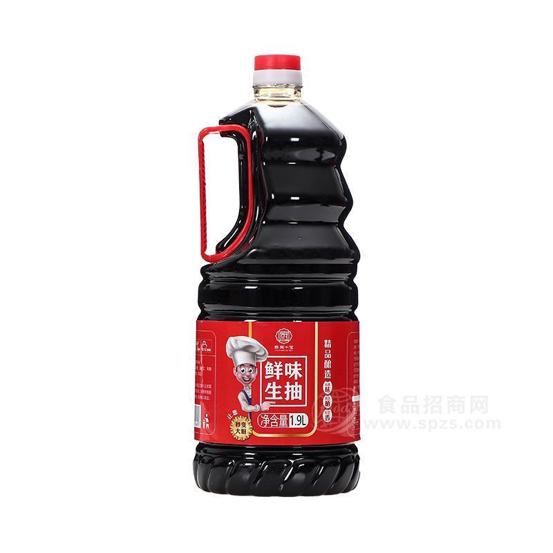 廚房十寶鮮味生抽調味品1.9L