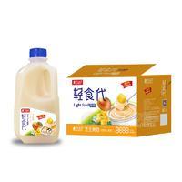 轻食代芝士奶昔芒果味+椰果奶昔招商1L