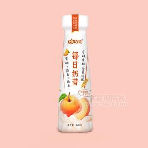 尚果佳每日奶昔燕麦黄桃乳味饮料乳饮料360ml