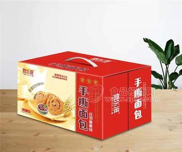 微乐滋红豆味手撕面包