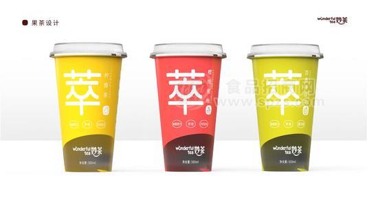 妙茶500ml经典奶茶，百香果绿茶果茶